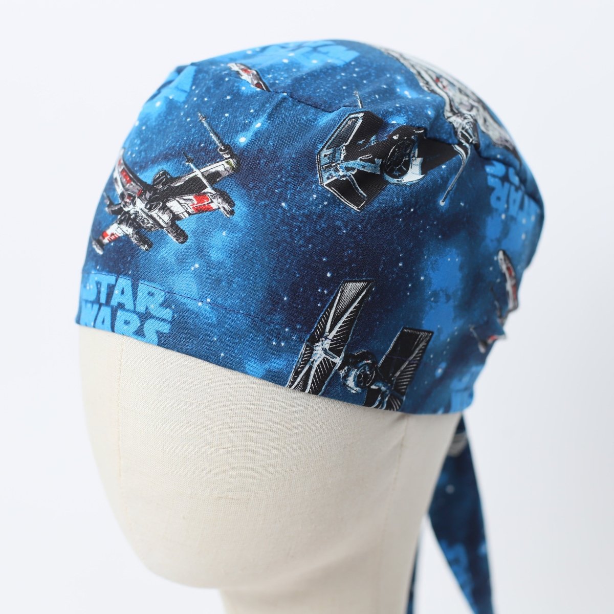 Star Wars Millennium Falcon On Blue Scrub Cap