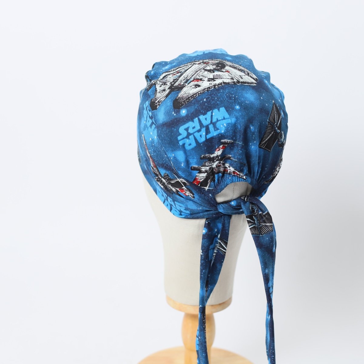 Star Wars Millennium Falcon On Blue Scrub Cap