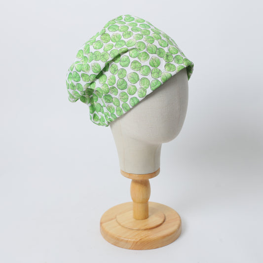 Gorro quirúrgico con coles de Bruselas