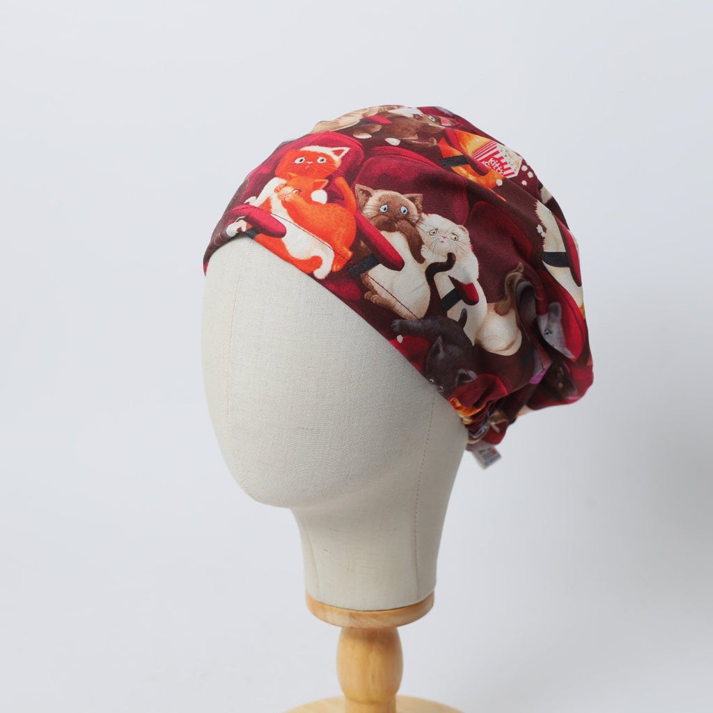 Cats At The Cinema Scrub Cap