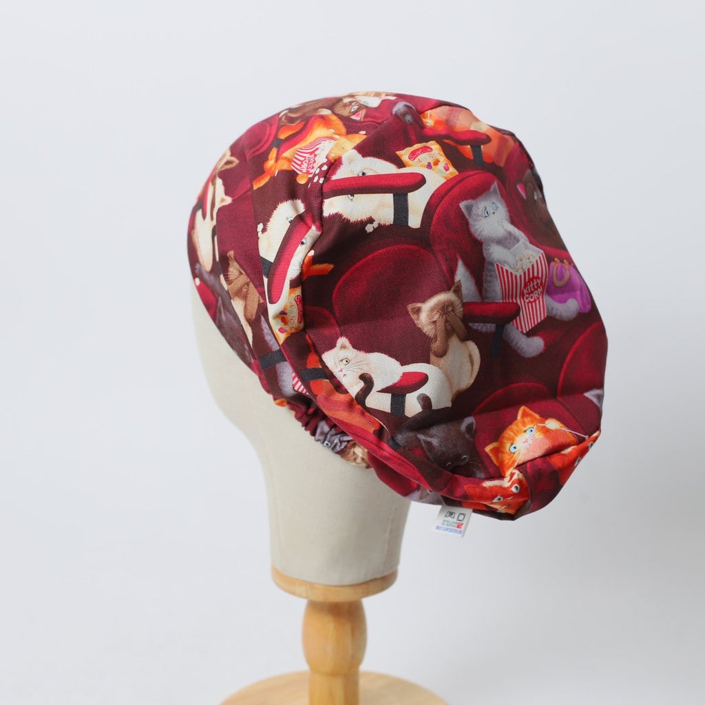 Cats At The Cinema Scrub Cap