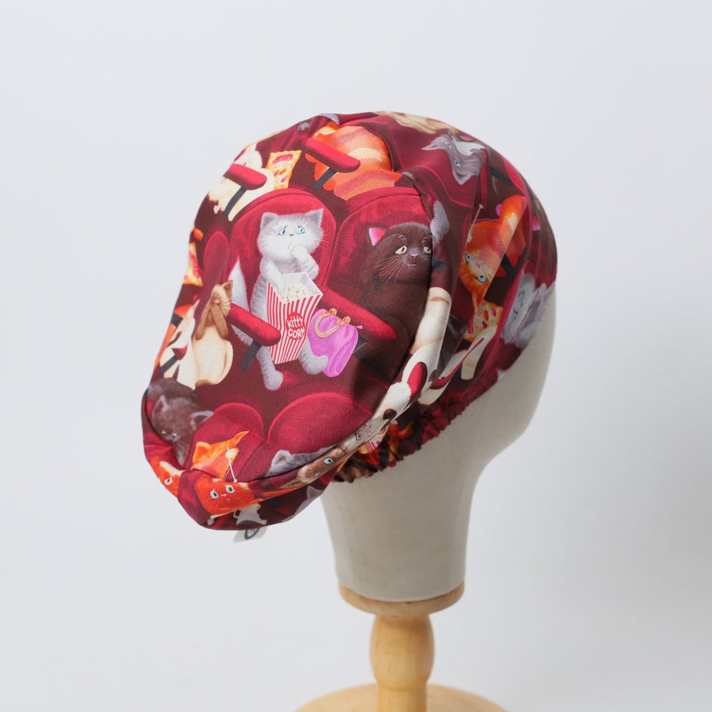 Cats At The Cinema Scrub Cap