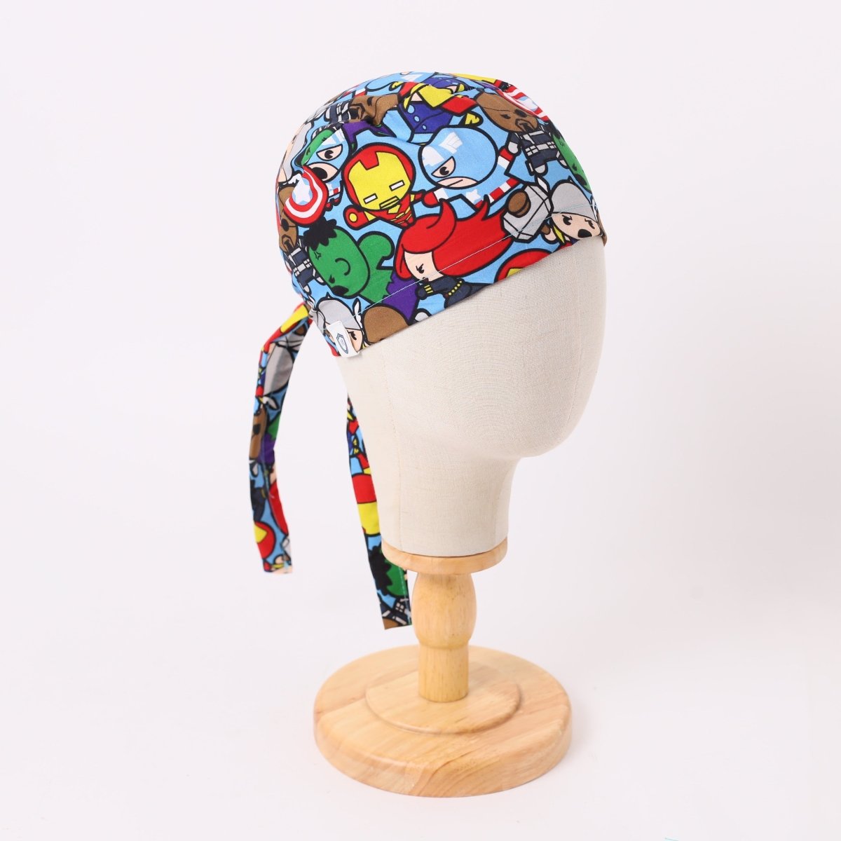 Marvel Avengers Cartoon Fighting Brawl Scrub Cap