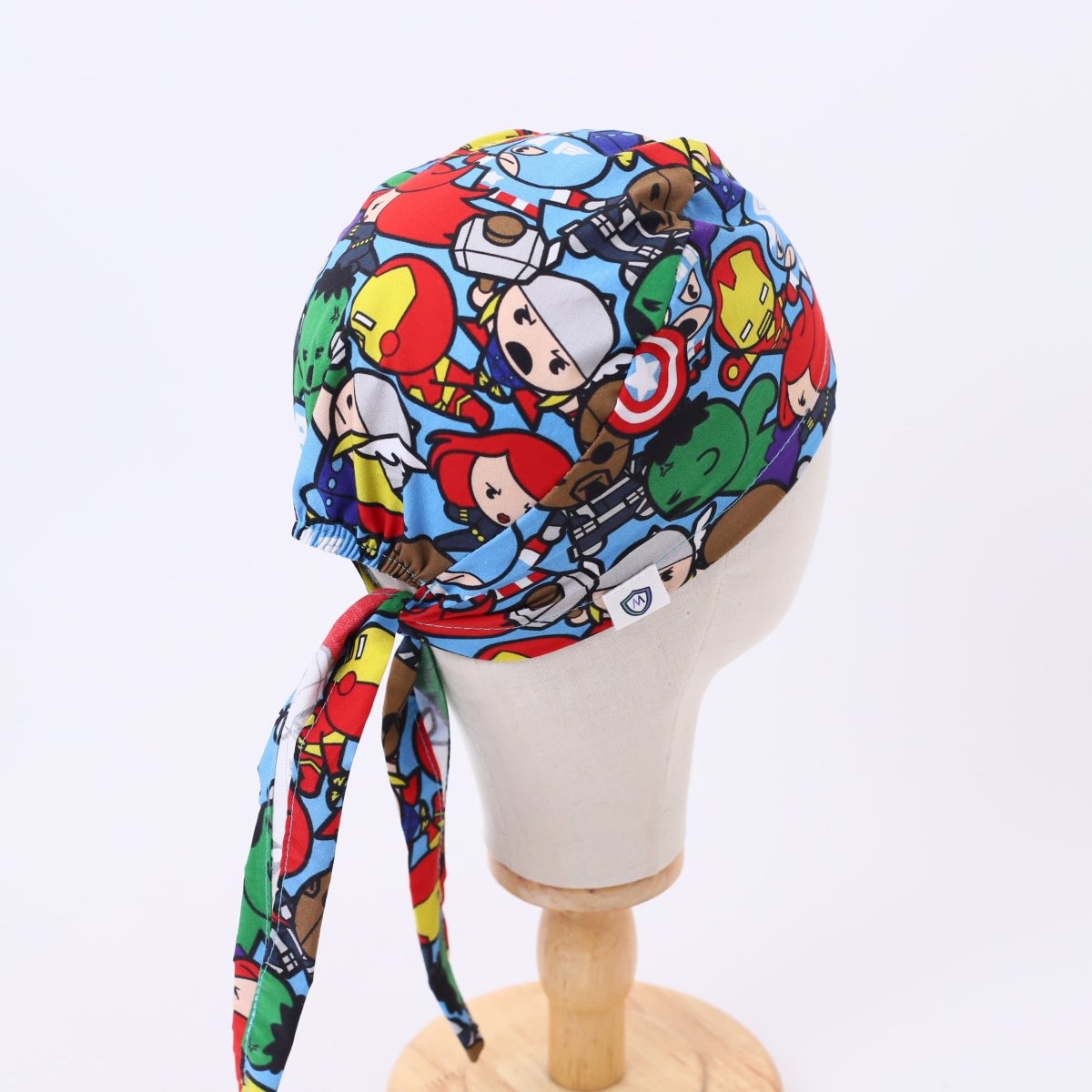 Marvel Avengers Cartoon Fighting Brawl Scrub Cap