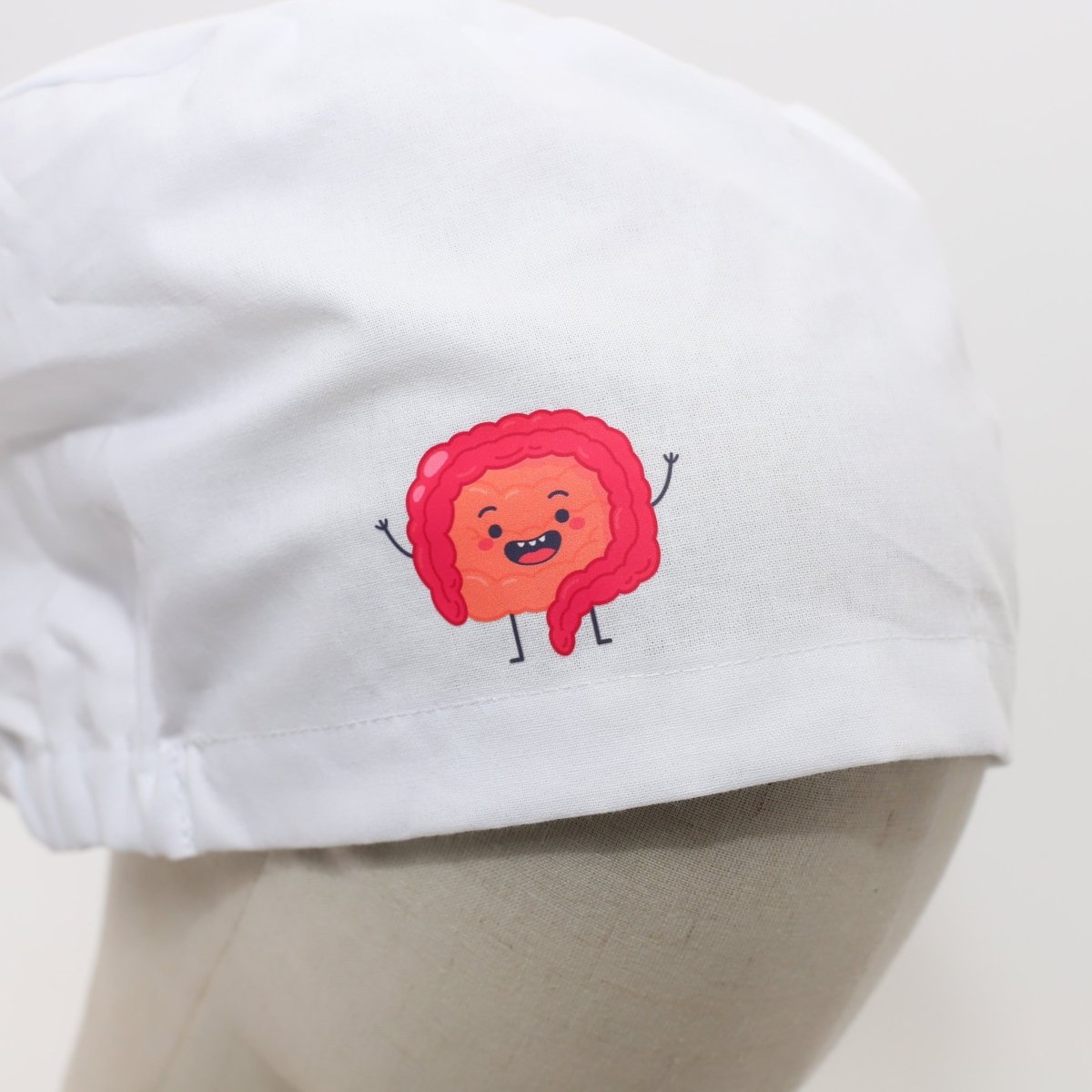 Pre Designed Vinyl Transfer Scrub Cap Happy Intestines