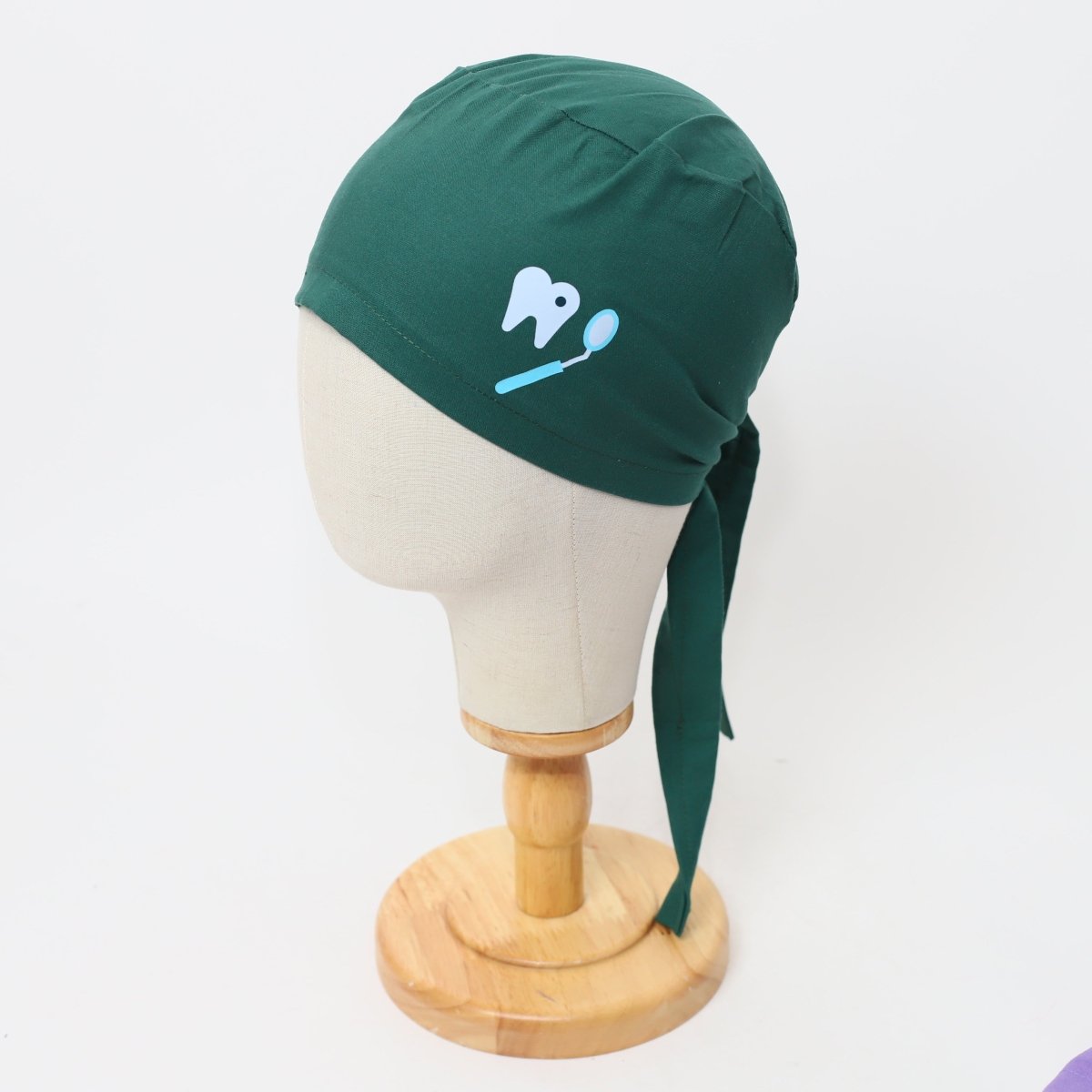 Pre Designed Vinyl Transfer Scrub Cap Tooth + Mirror