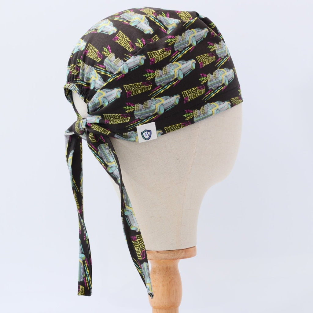 Back To The Future Delorean Scrub Cap