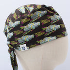 Back To The Future Delorean scrub cap