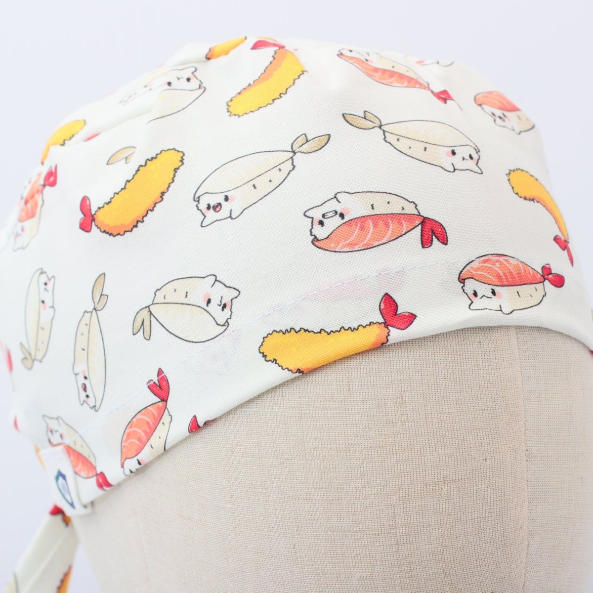 Cat Sushi Scrub Cap