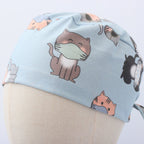 Cats in Face Masks scrub cap