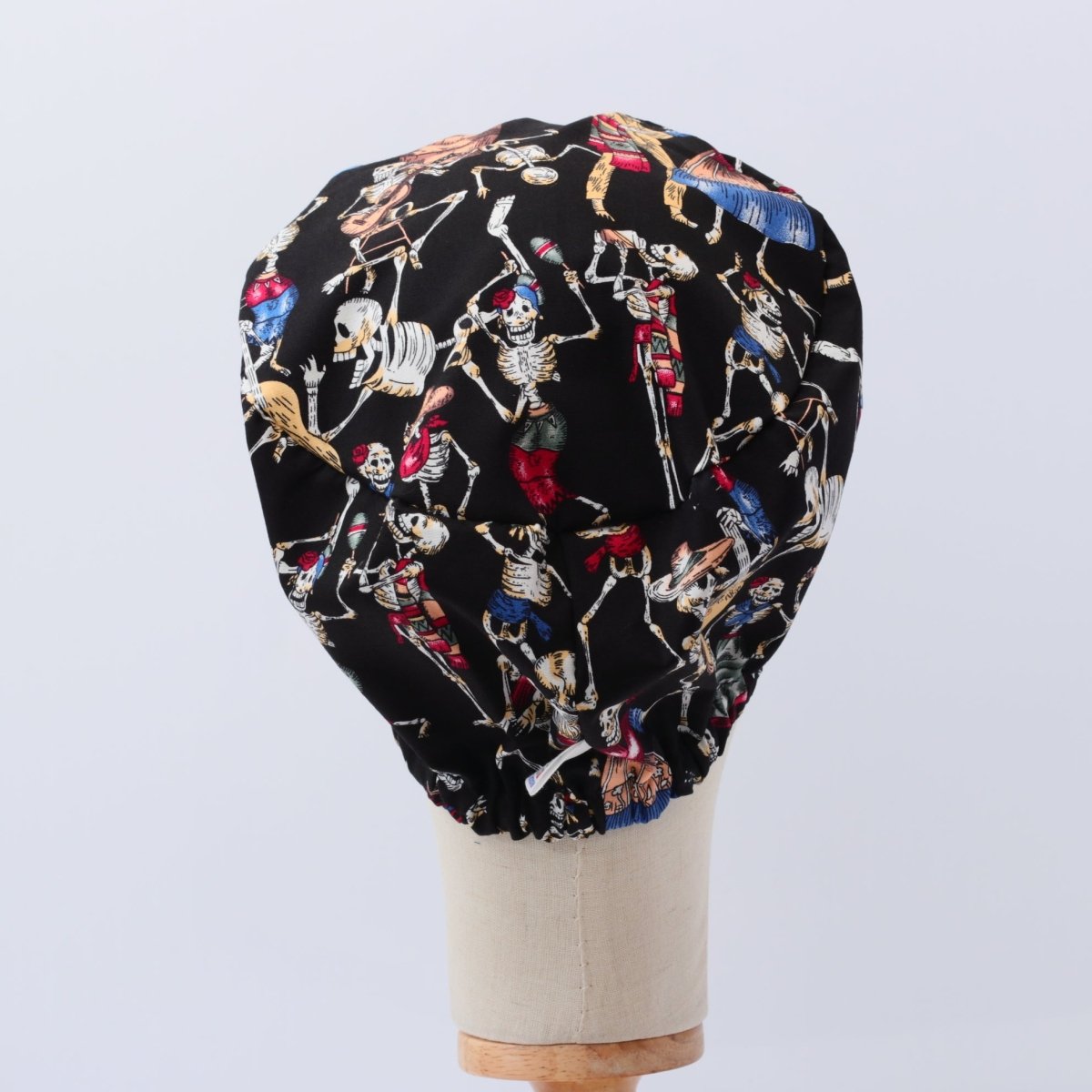 Day Of The Dead Dancing Skeletons Scrub Cap