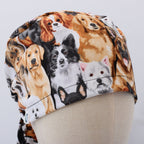 Dogs Starring Group Photo scrub cap