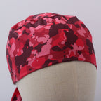 Military Camouflage Red scrub cap