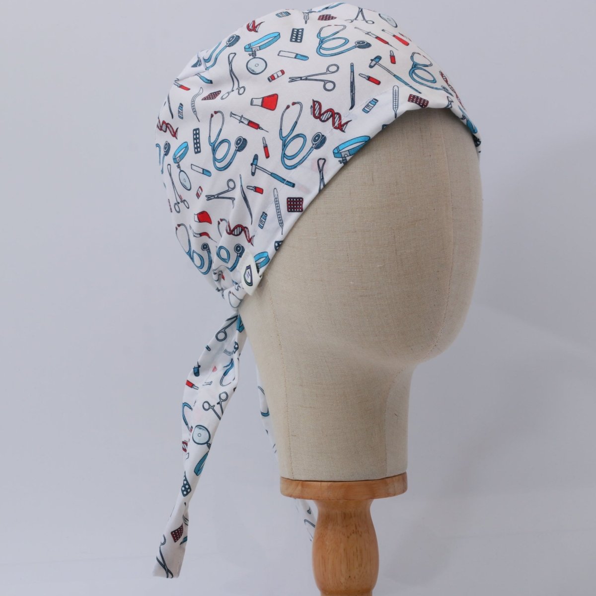 Hospital Tools On White #1 Scrub Cap