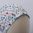 Hospital Tools On White #1 scrub cap