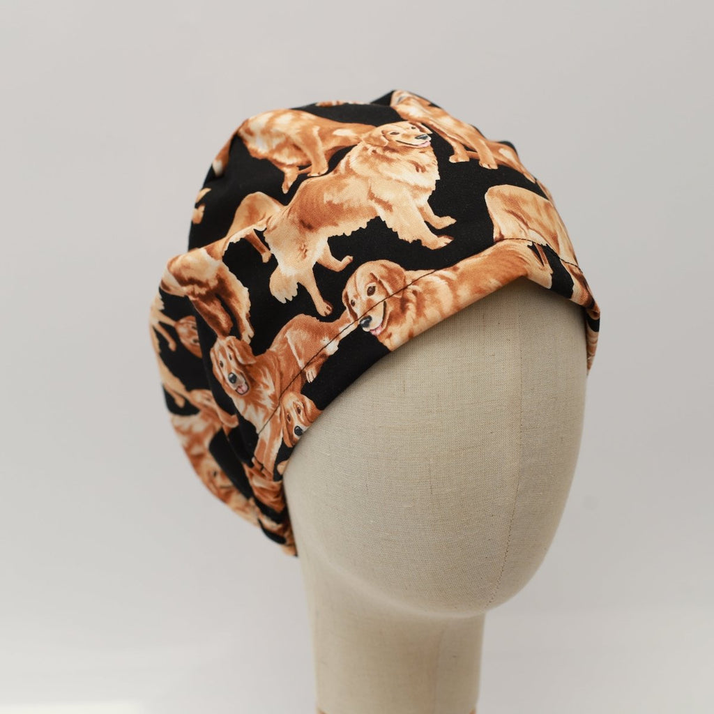 Gorro quirúrgico para golden retriever