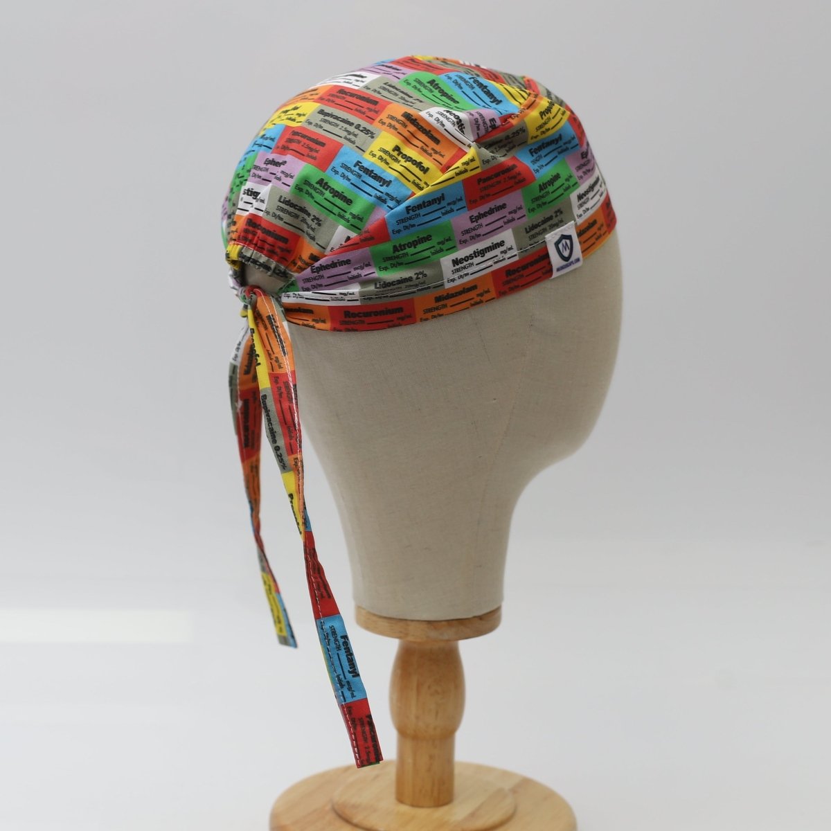 Anaesthetist Drug Labels Scrub Cap