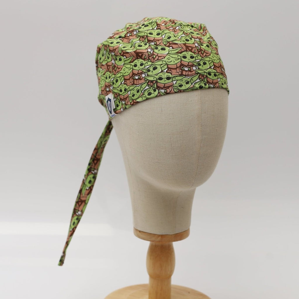 Star Wars Baby Yoda Crowd Scrub Cap