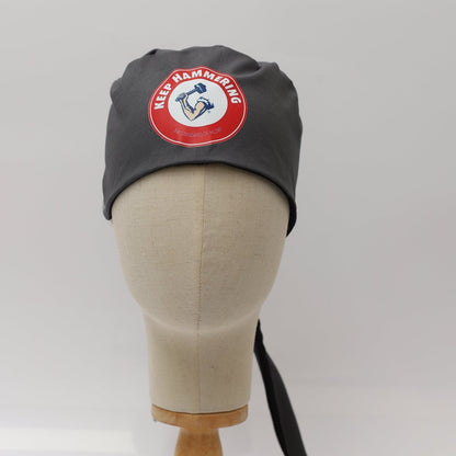 Plain Scrub Cap With Vinyl Transfer