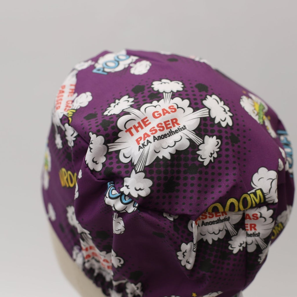 Gorro quirúrgico para pasar gases de anestesiólogo