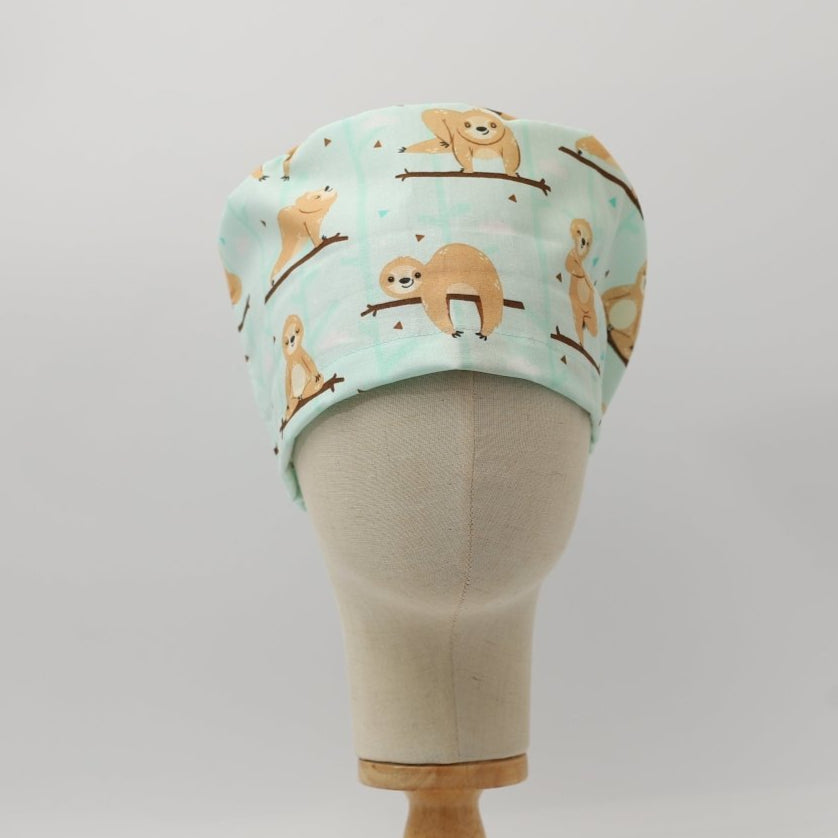 Sloth Yoga Hangout Scrub Cap