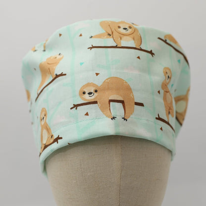 Sloth Yoga Hangout Scrub Cap