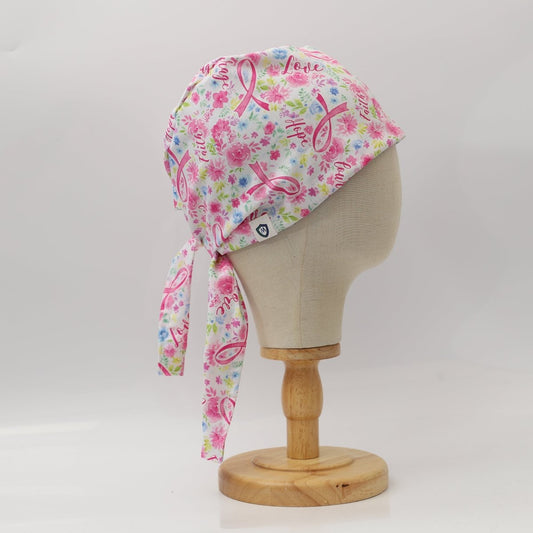Gorro quirúrgico n.° 1 para concienciar sobre el cáncer de mama