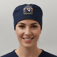 Scrub Cap With Vinyl Transfer