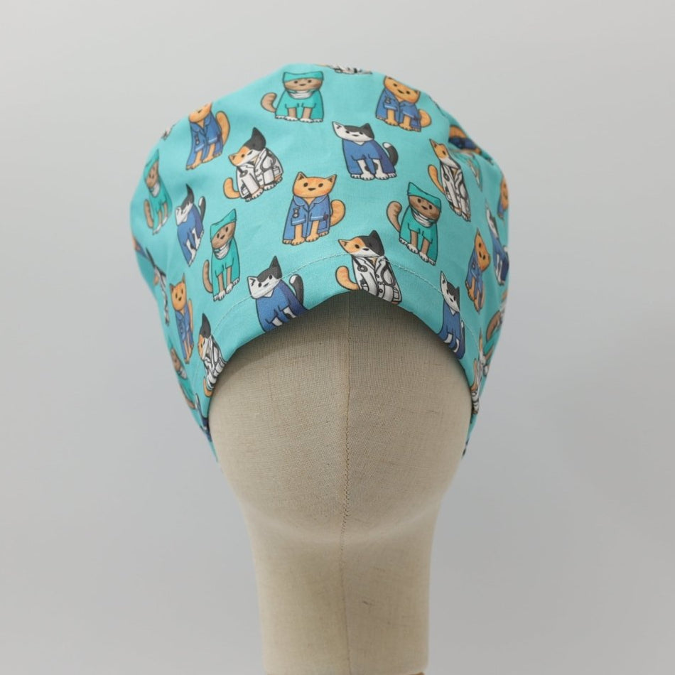 Cat Doctor Surgeons Scrub Cap