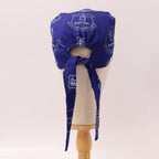 Football Club Everton scrub cap fabric pattern close-up