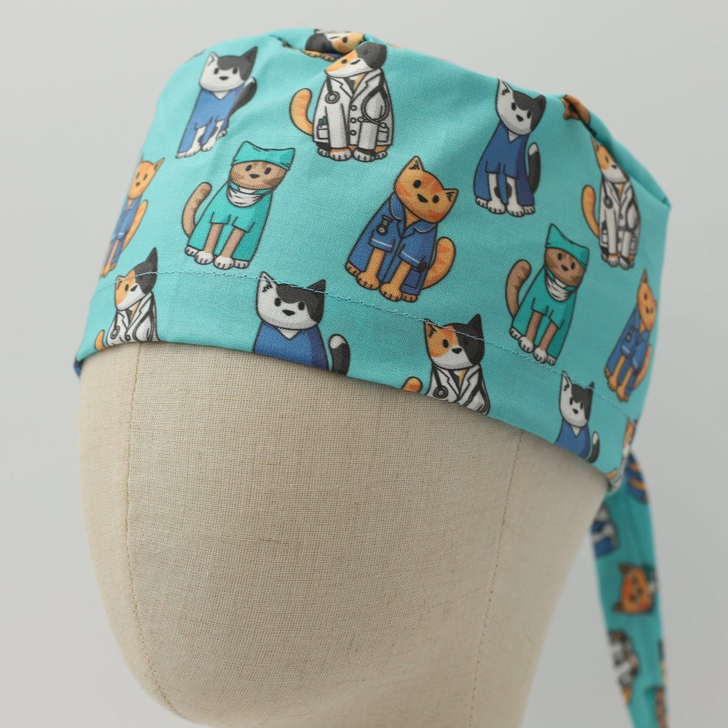 Gorro quirúrgico para médicos y cirujanos felinos
