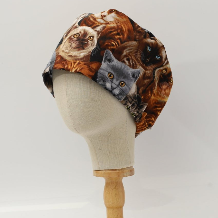 Cats Starring Scrub Cap