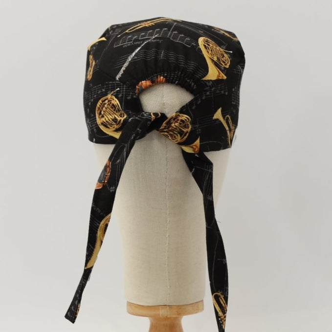 Gorro quirúrgico para instrumentos musicales