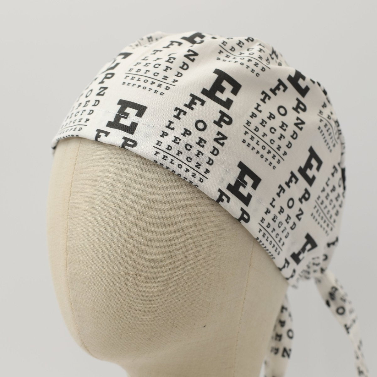 Eye Chart Test Scrub Cap