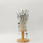 Eye Chart Test scrub cap shown on mannequin head