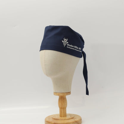 Plain Scrub Cap With Vinyl Transfer