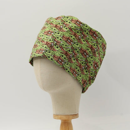 Gorro quirúrgico con diseño de Baby Yoda de Star Wars