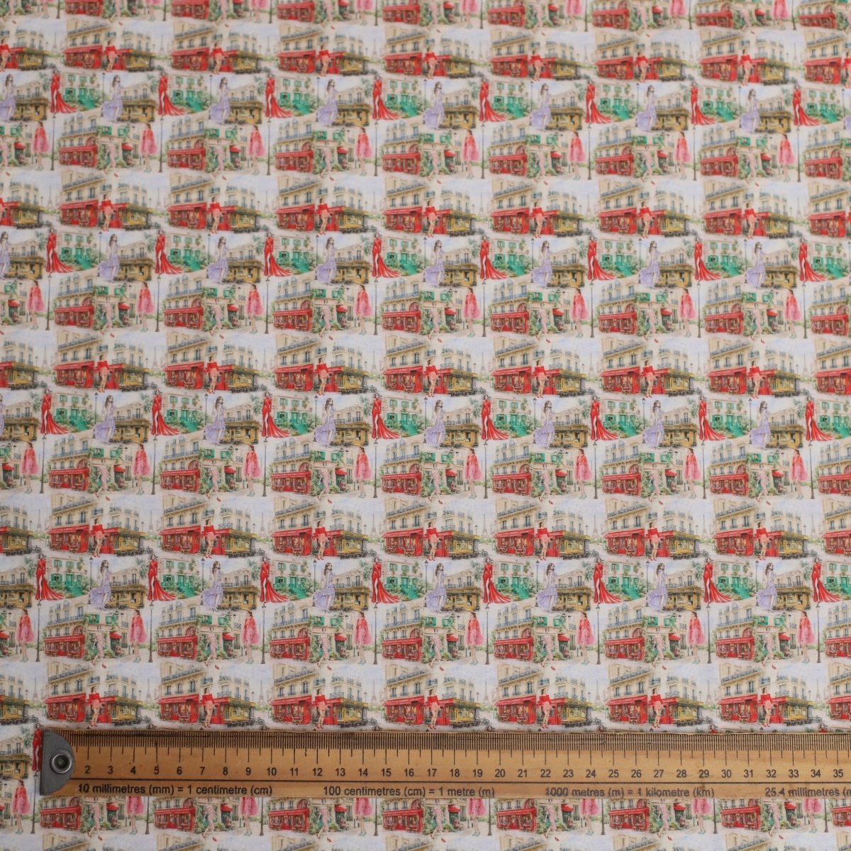 Emily in Paris Inspired Parisian Streetscape Scrub Cap