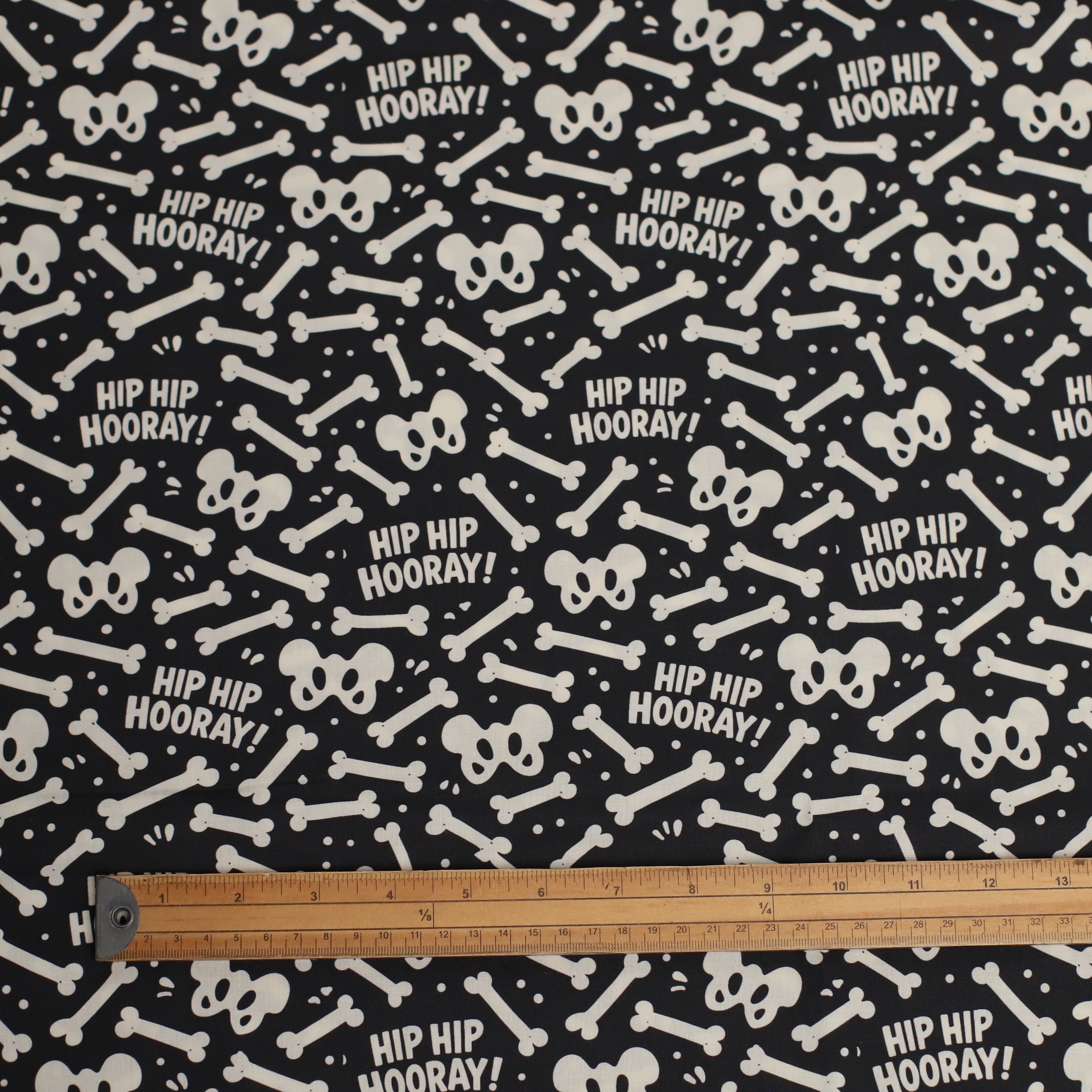 Hip Hip Hooray scrub cap on mannequin alternative angle