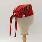 Harry Potter Gryffindor scrub cap shown on mannequin head