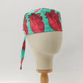 Gorro quirúrgico con corte transversal en forma de corazón