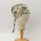 Elf The Movie scrub cap fabric pattern close-up