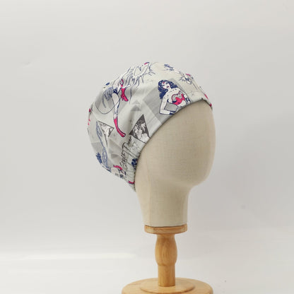Gorro quirúrgico de fuerza y ​​poder de la Mujer Maravilla de DC Comic
