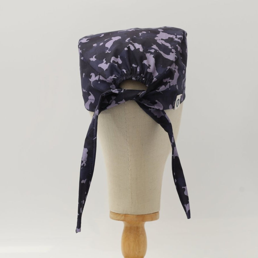 Military Camouflage Purple Scrub Cap