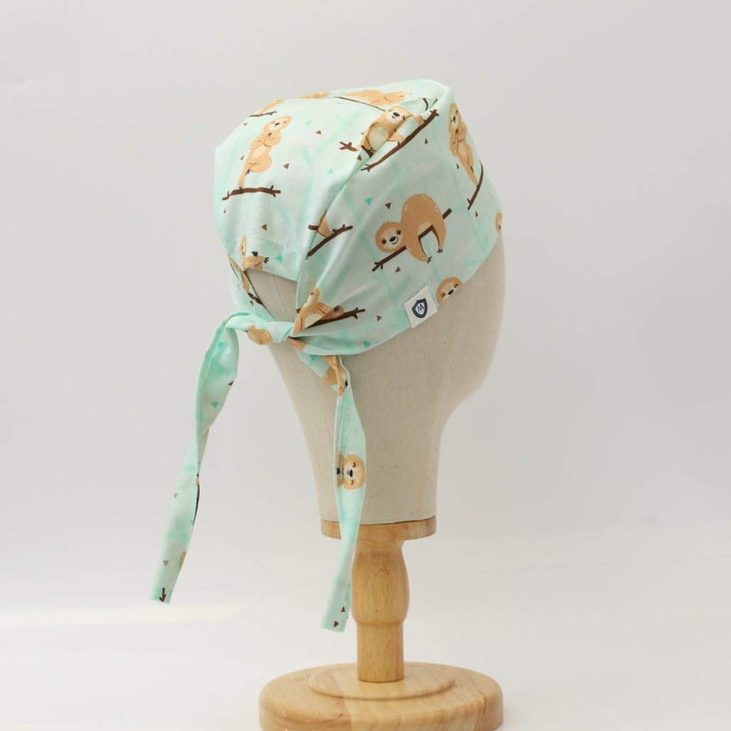 Sloth Yoga Hangout Scrub Cap