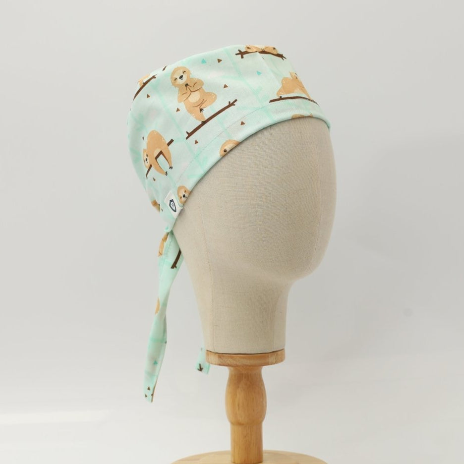 Sloth Yoga Hangout Scrub Cap