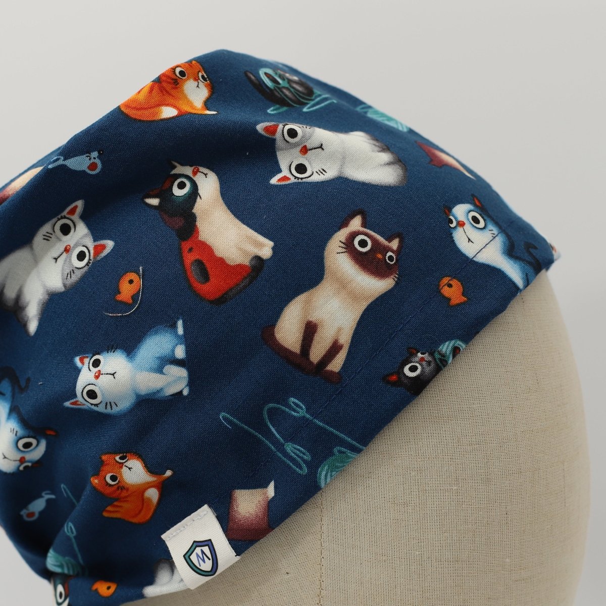 Cats Love Yarn Scrub Cap