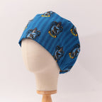Harry Potter Ravenclaw scrub cap shown from side angle