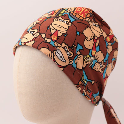 Games DK Donkey Kong Crowd Scrub Cap