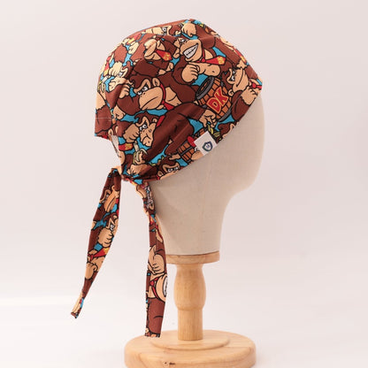 Games DK Donkey Kong Crowd Scrub Cap